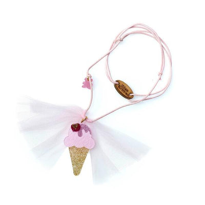 Ice Cream Satin Pink necklace