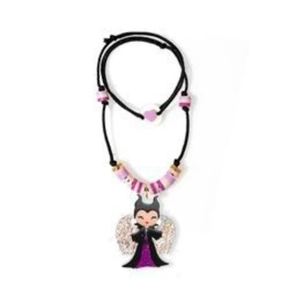 Cute Doll Black Dress Beads Necklace (unit)