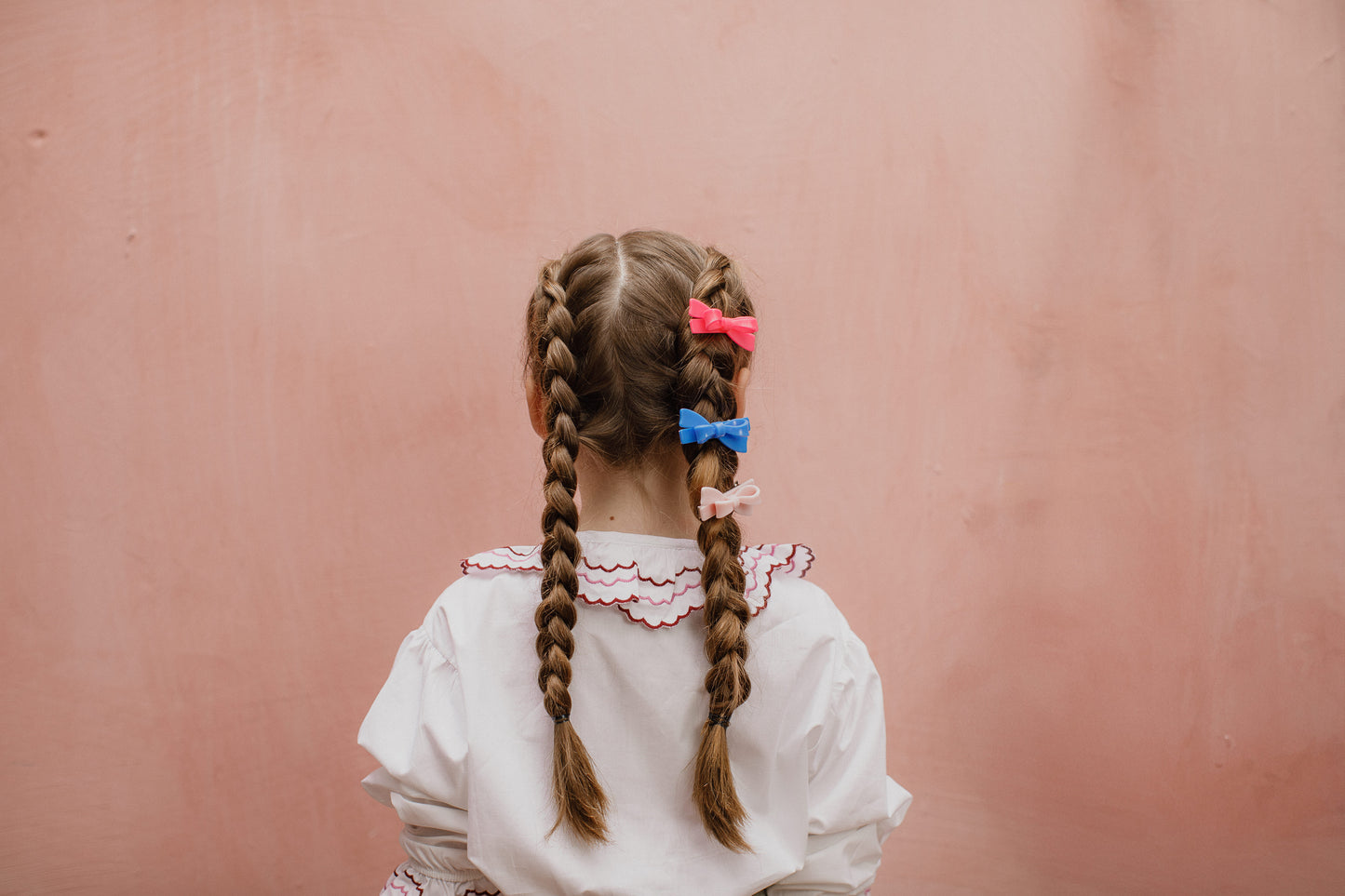 Bows Pink Blue Hair Clips - SUM24