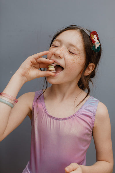 Mermaid Underwater Glitter Red Headband