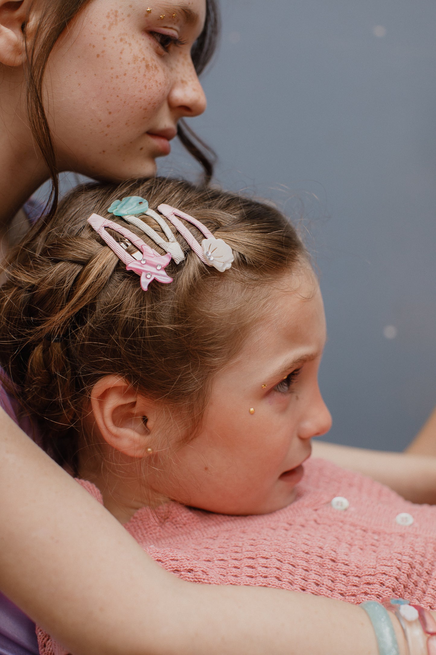 Fish Starfish Seashell Hair Snap Clips - SUM24