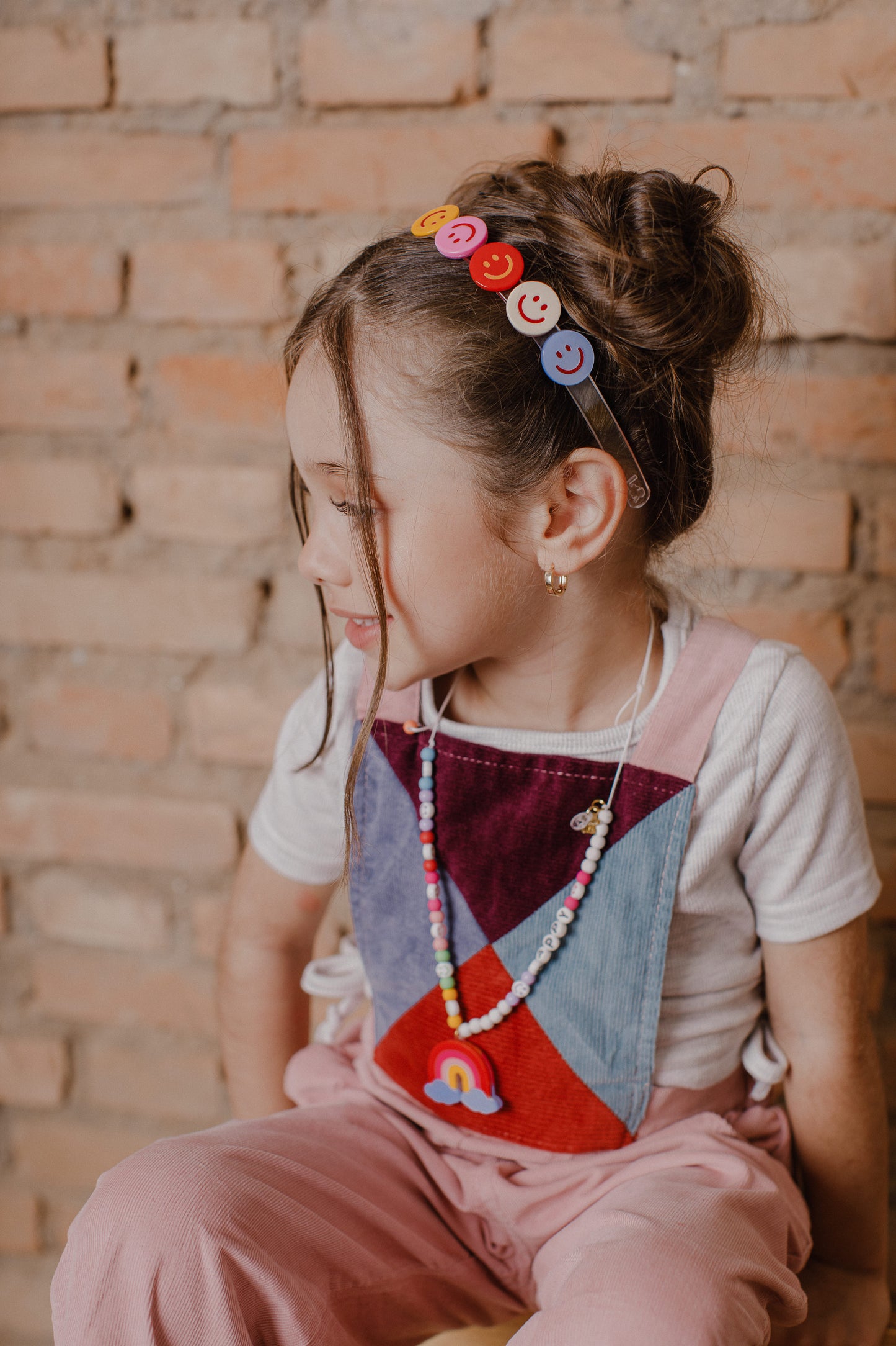 Happy Face Colorful Headband