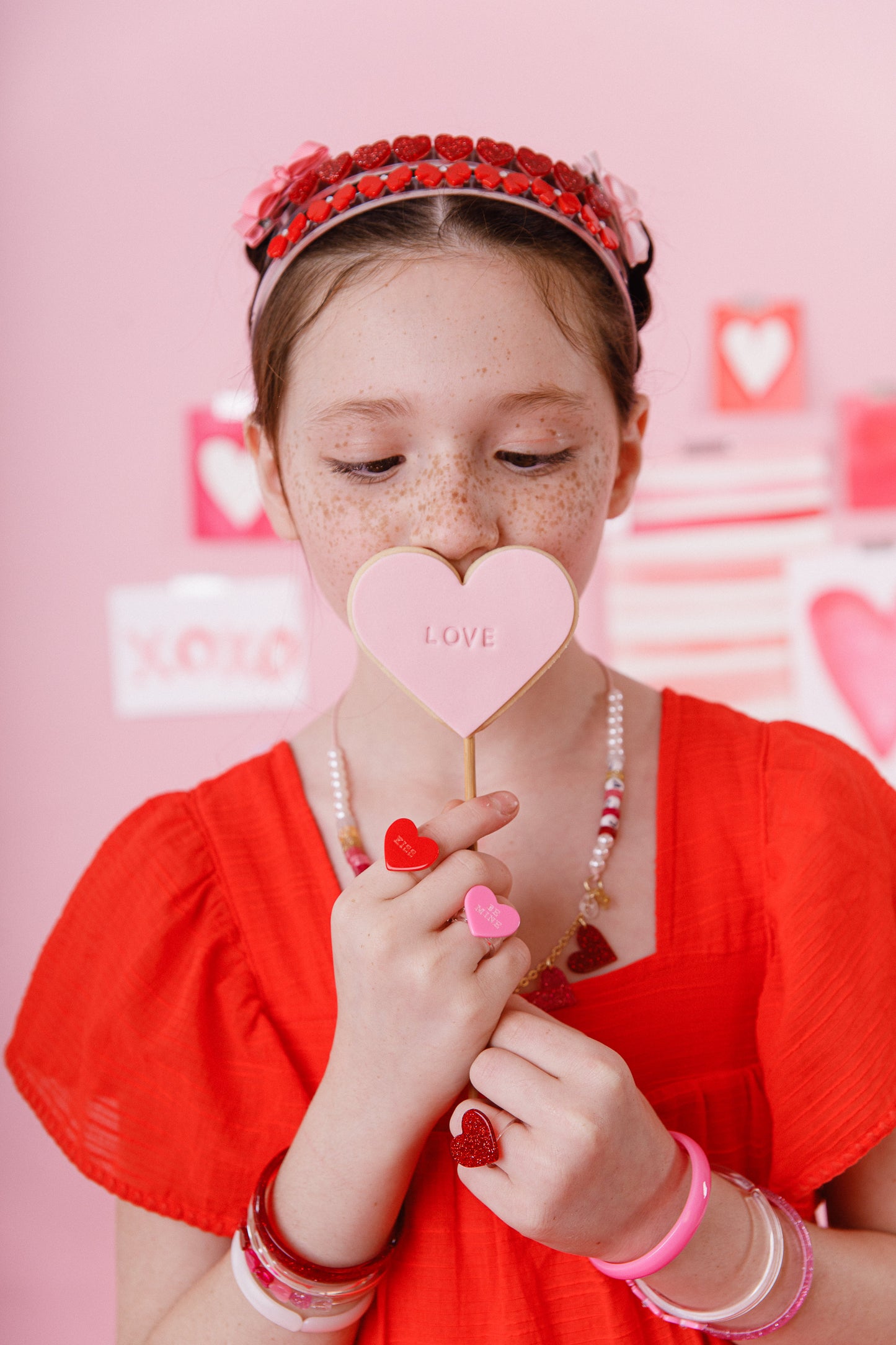 Bows Mini Red Headband