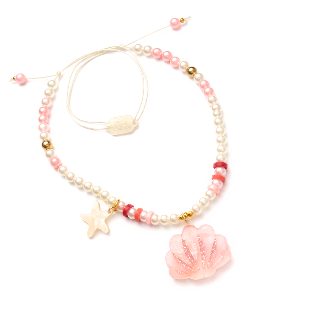 SUM - Seashell Pink Necklace - Lilies & Roses NY