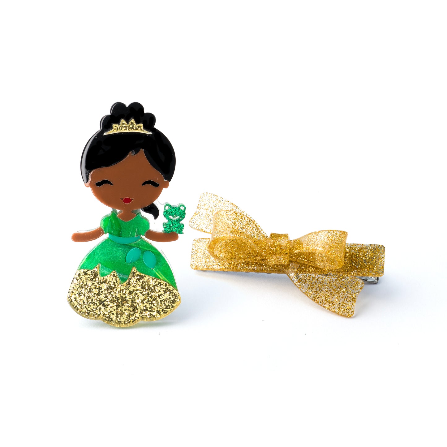Cute Doll Gold Dress & Bow