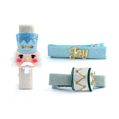 Little Nutcracker Drum Hair Clips -HOL