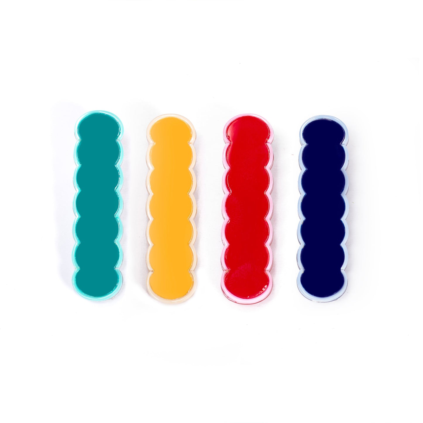 Wavy Primary Mix Hair Clips