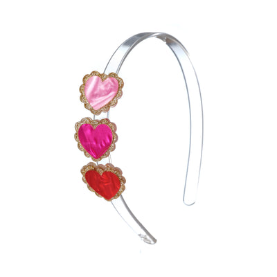 Sweetheart Pearlized Headband -VAL