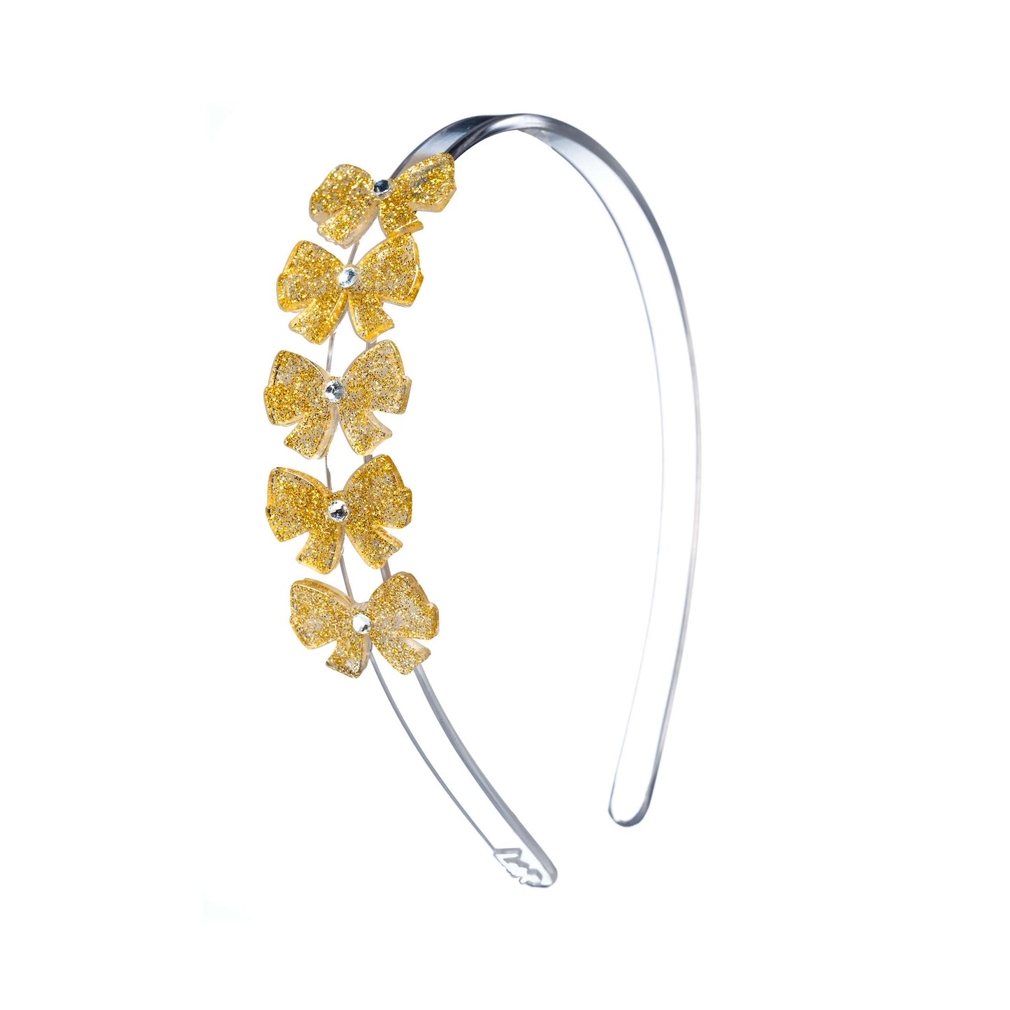 Bows Glitter Gold Headband HOL