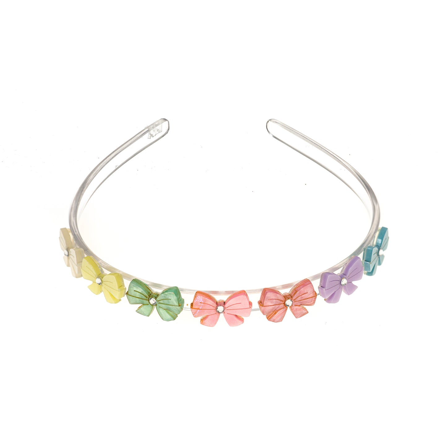 SPR - Bows Pastel Shades Headband - Lilies & Roses NY