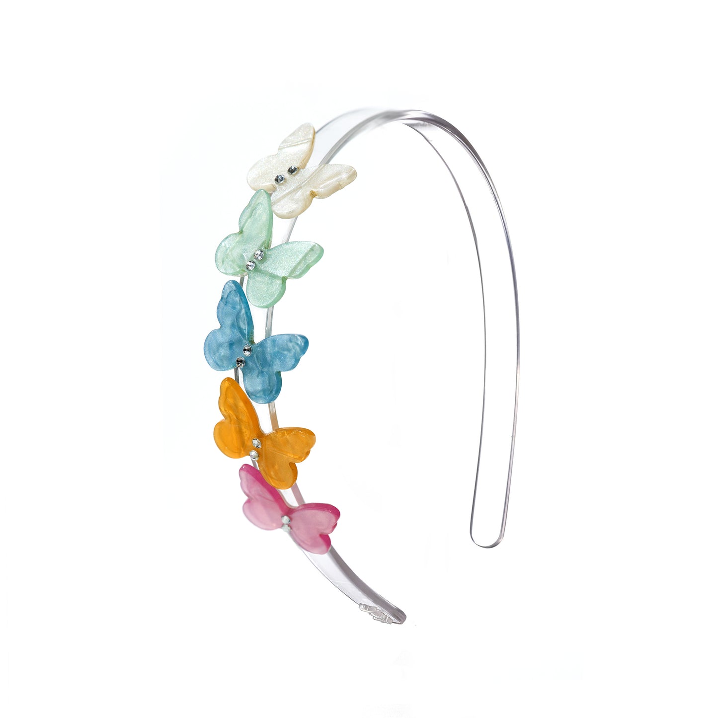 Butterflies Pearlized Pastel Headband -SPR