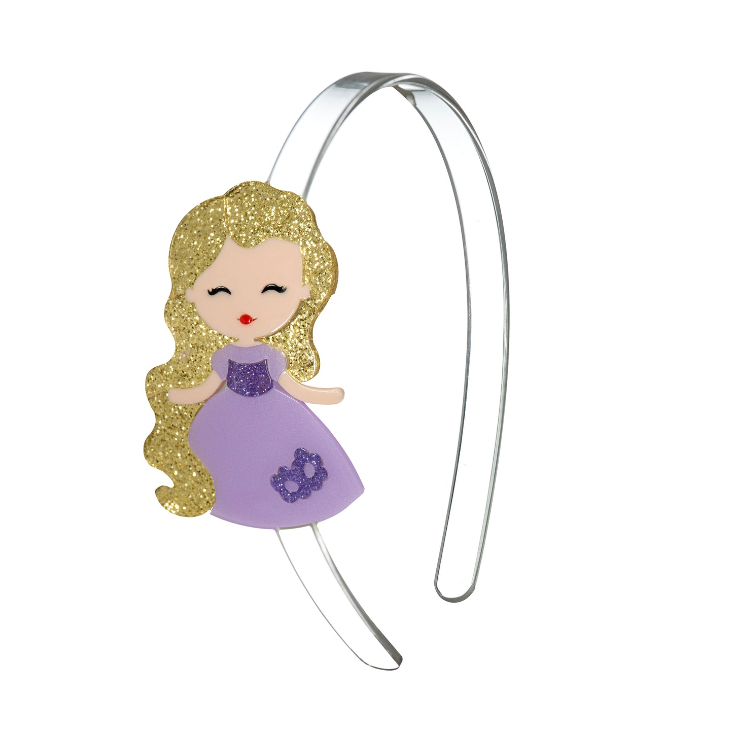 Cute Doll Purple Dress Headband - Lilies & Roses NY