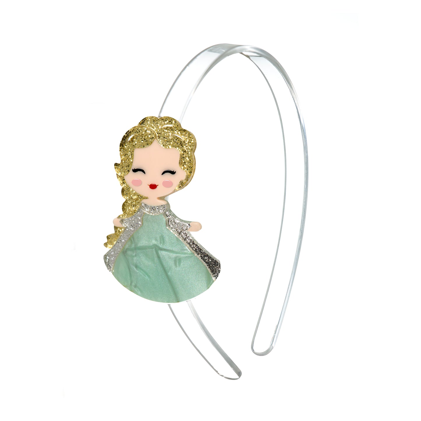 Cute Doll Gold Hair Headband - Lilies & Roses NY