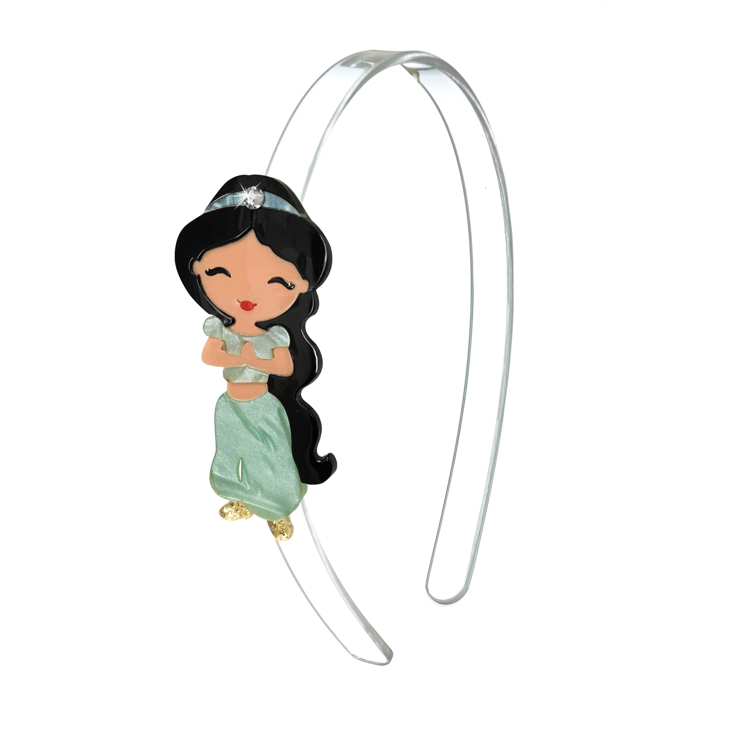 Cute Doll Black Hair Headband - Lilies & Roses NY