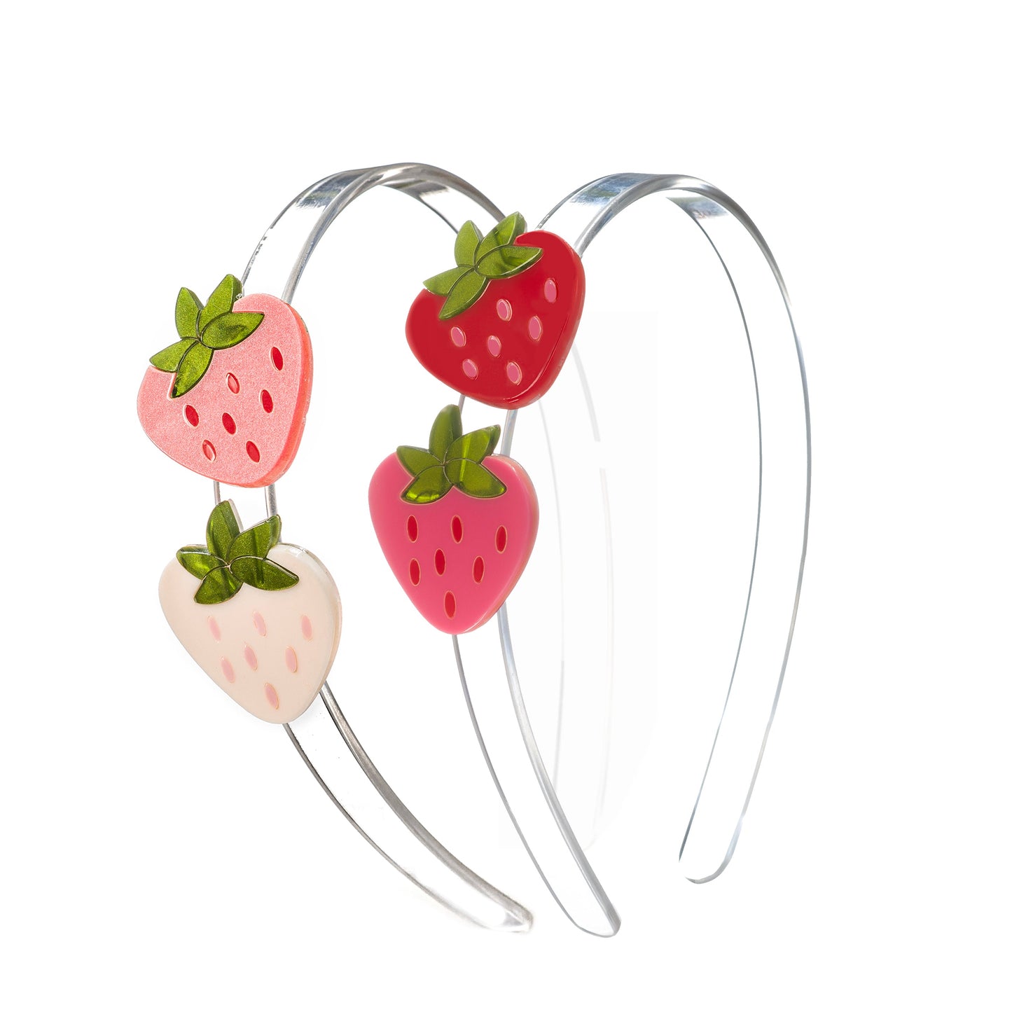 Strawberry Combo Pink Cream Headbands