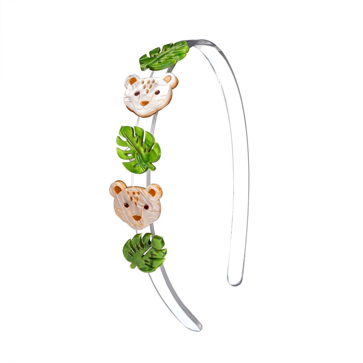 Jungle Cheer Leopard & Leaves Headband HAL