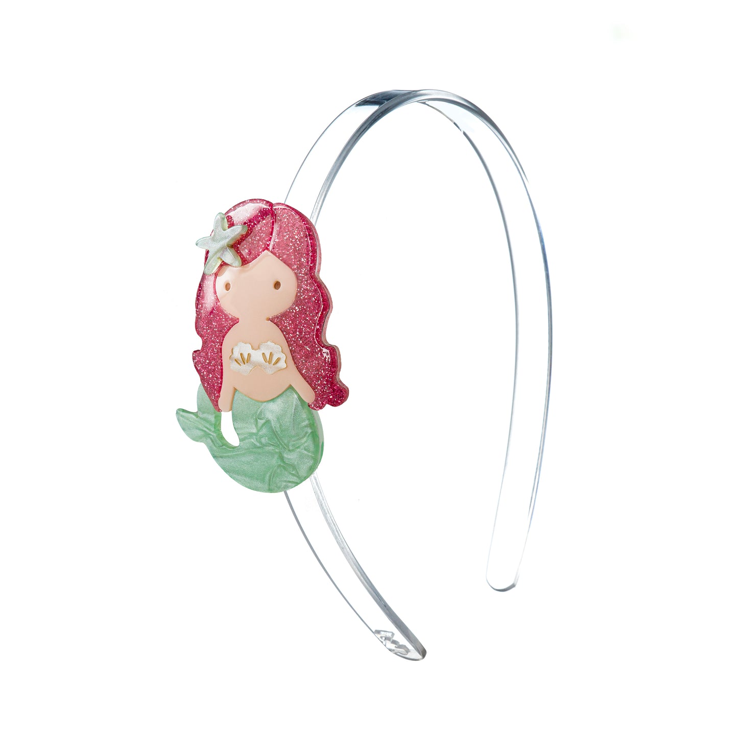 SUM23 - Mermaid Light Green Pearlized Headband