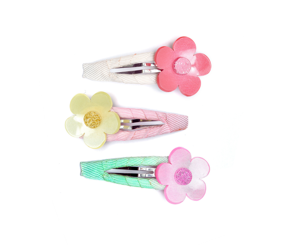 Flower Vania Spring Colors Snap Clips -SPR