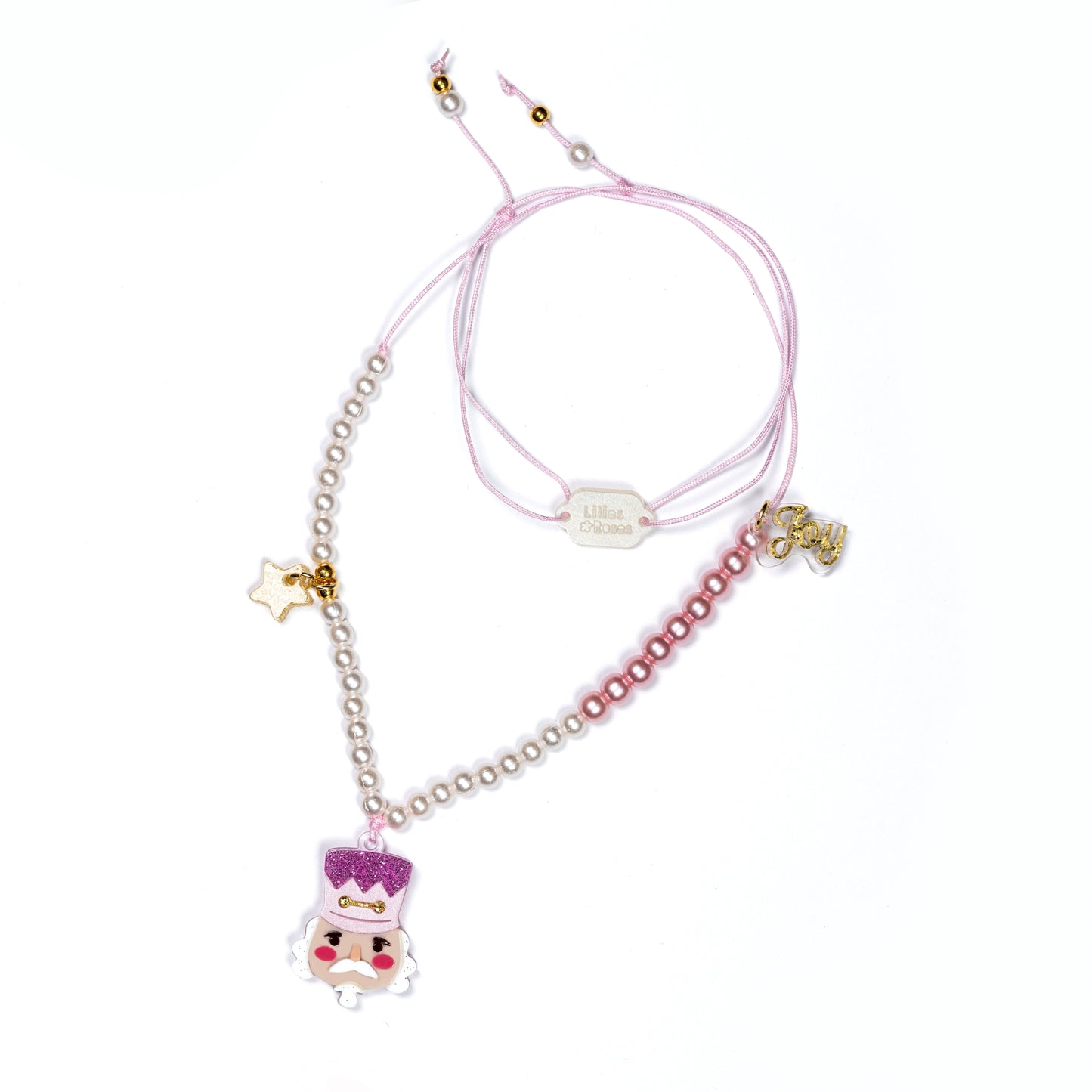 HOL25- Nutcracker Pink Necklace