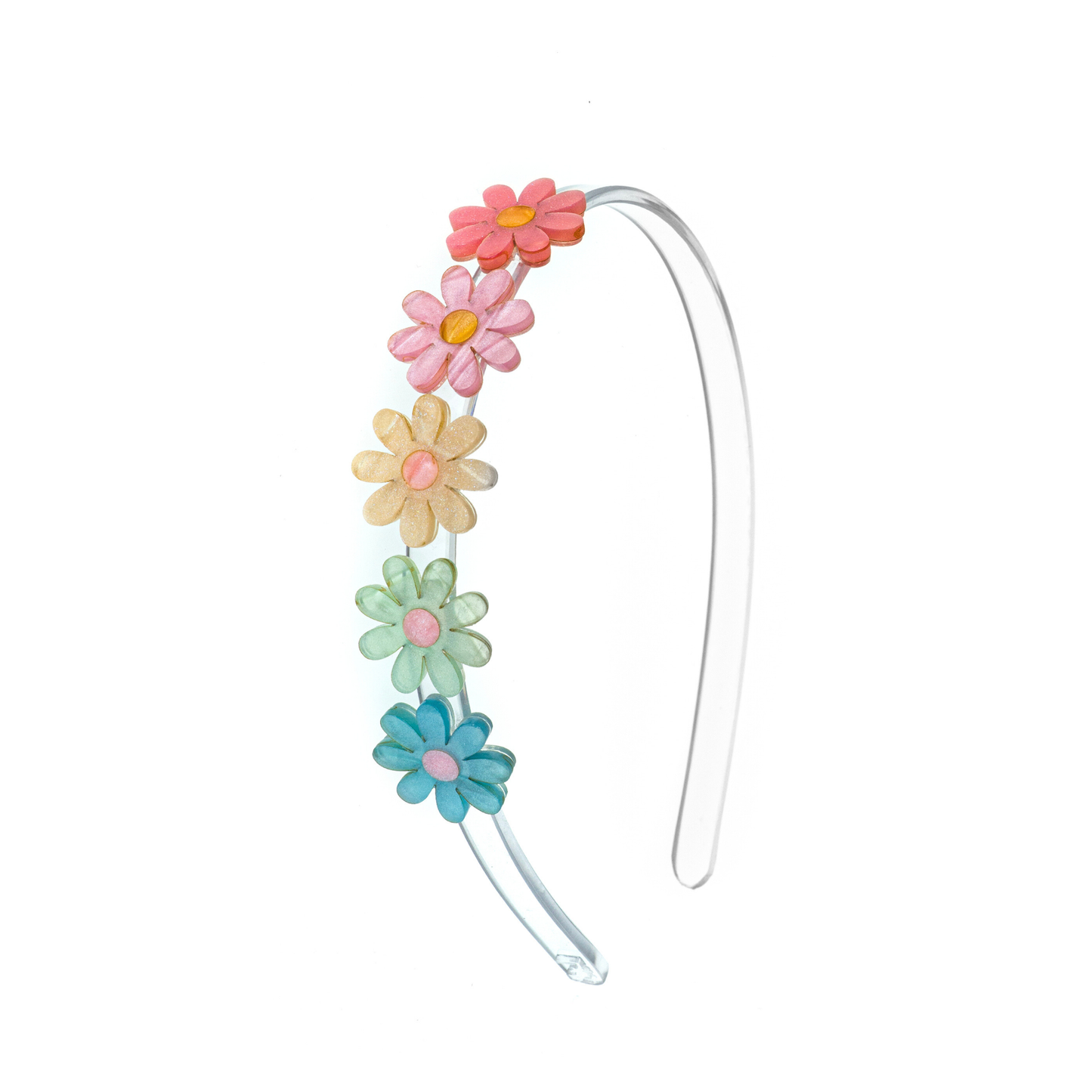 SPR - Daisies Pastel Shimmer Headband - Lilies & Roses NY