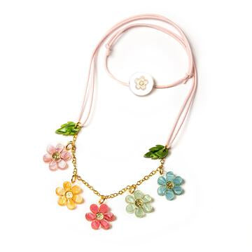 SPR- Colorful Flowers Necklace