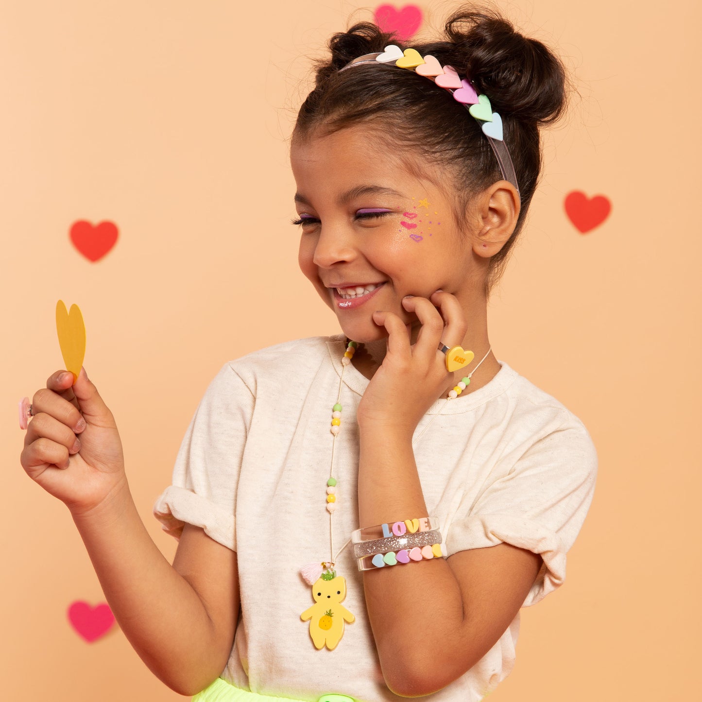 Hearts Candy Pastel Headband -VAL