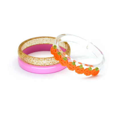 Multi Pumpkin Orange Bracelet Set HAL - Lilies & Roses NY