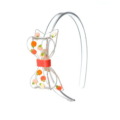 Big Bow Mini Pumpkin Headband -HAL