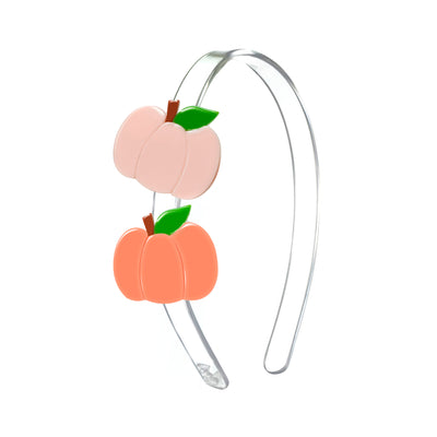 Double Pumpkins Orange Headband -HAL