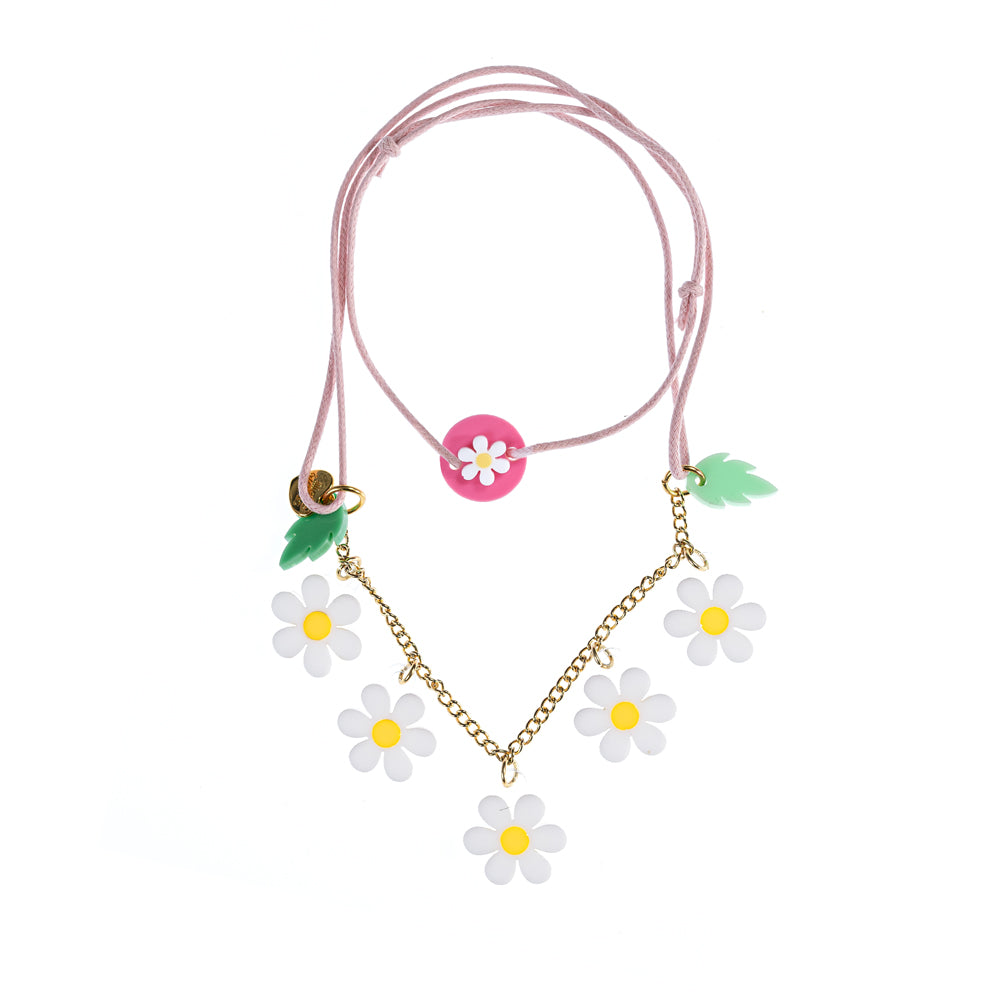 SPR- White Daisy Necklace