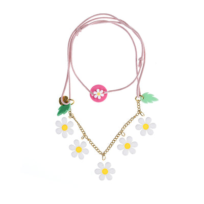 SPR- White Daisy Necklace