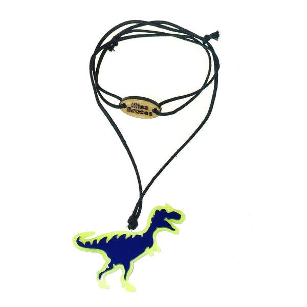Dinosaur Necklace - Lilies & Roses NY