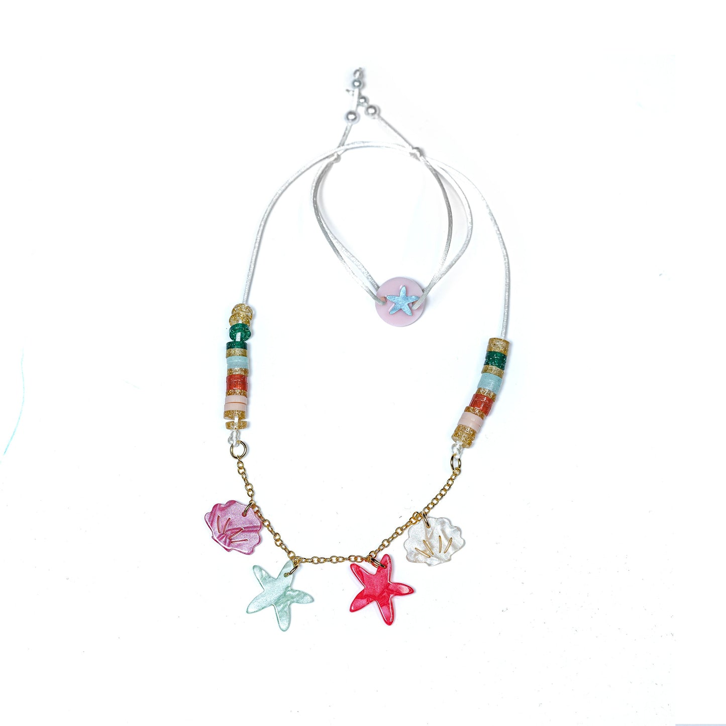 SUM23 - Seashells Pearlized Necklace