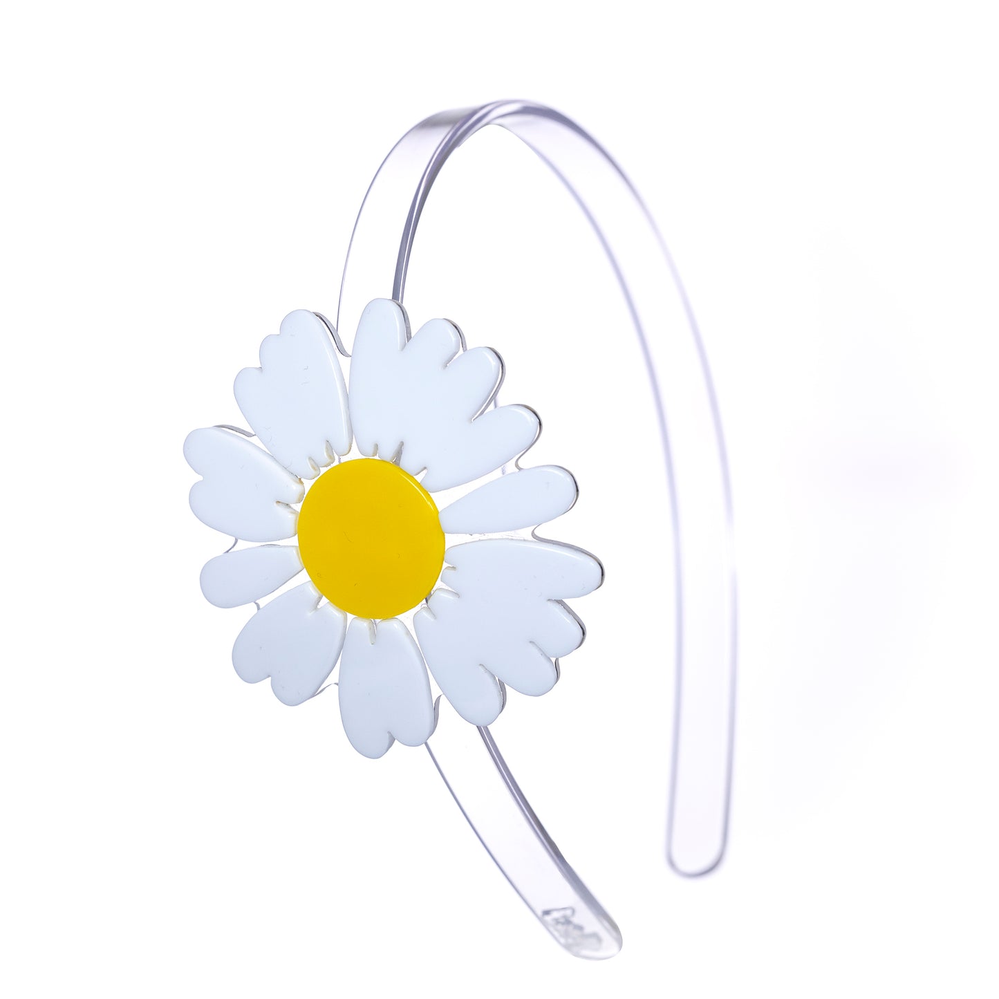 Big White Daisy Headband -SPR