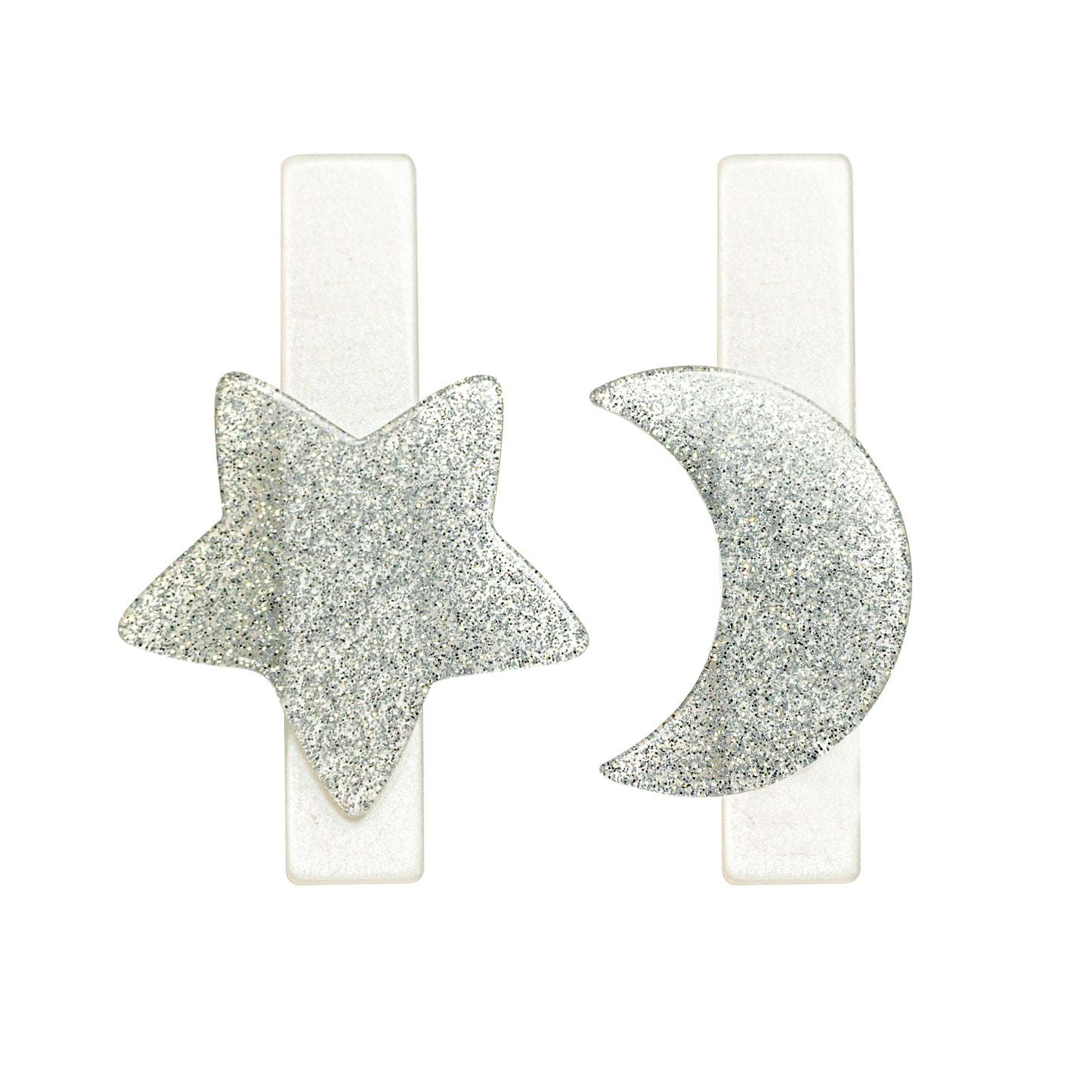 VAl-Star and Moon Hair Clips - Lilies & Roses NY