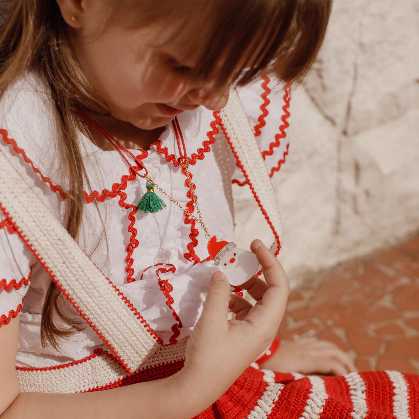 Santa Claus Necklace HOL