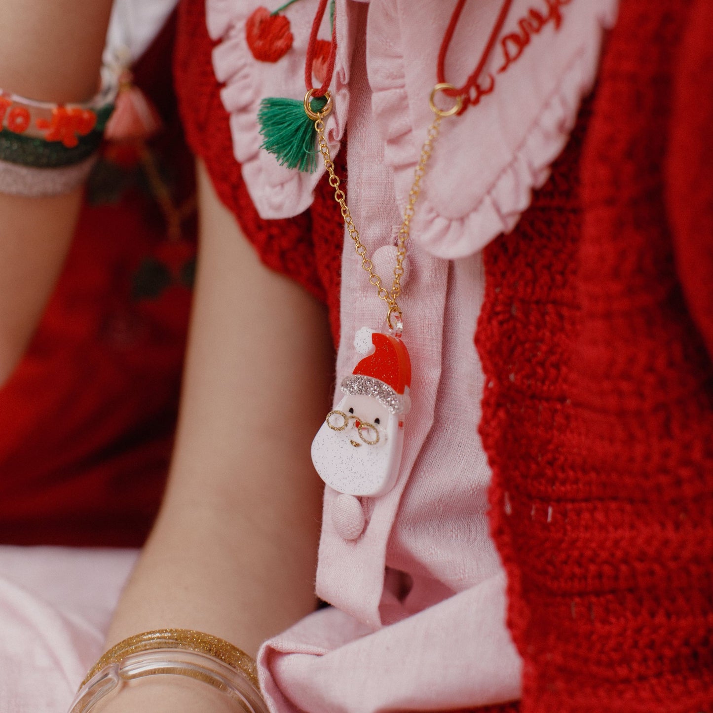 Santa Claus Necklace HOL