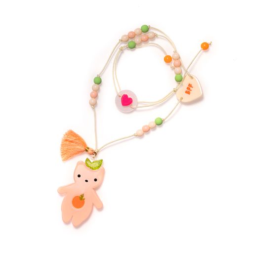 Fruit Bear Orange Necklace