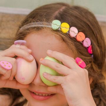 Easter Eggs Pink Shades Headband