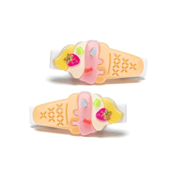 Melting Ice Cream Pastel Colors Hair Clip -SUM