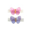 Butterflies Shimmer Lilac & Pink Hair Clips