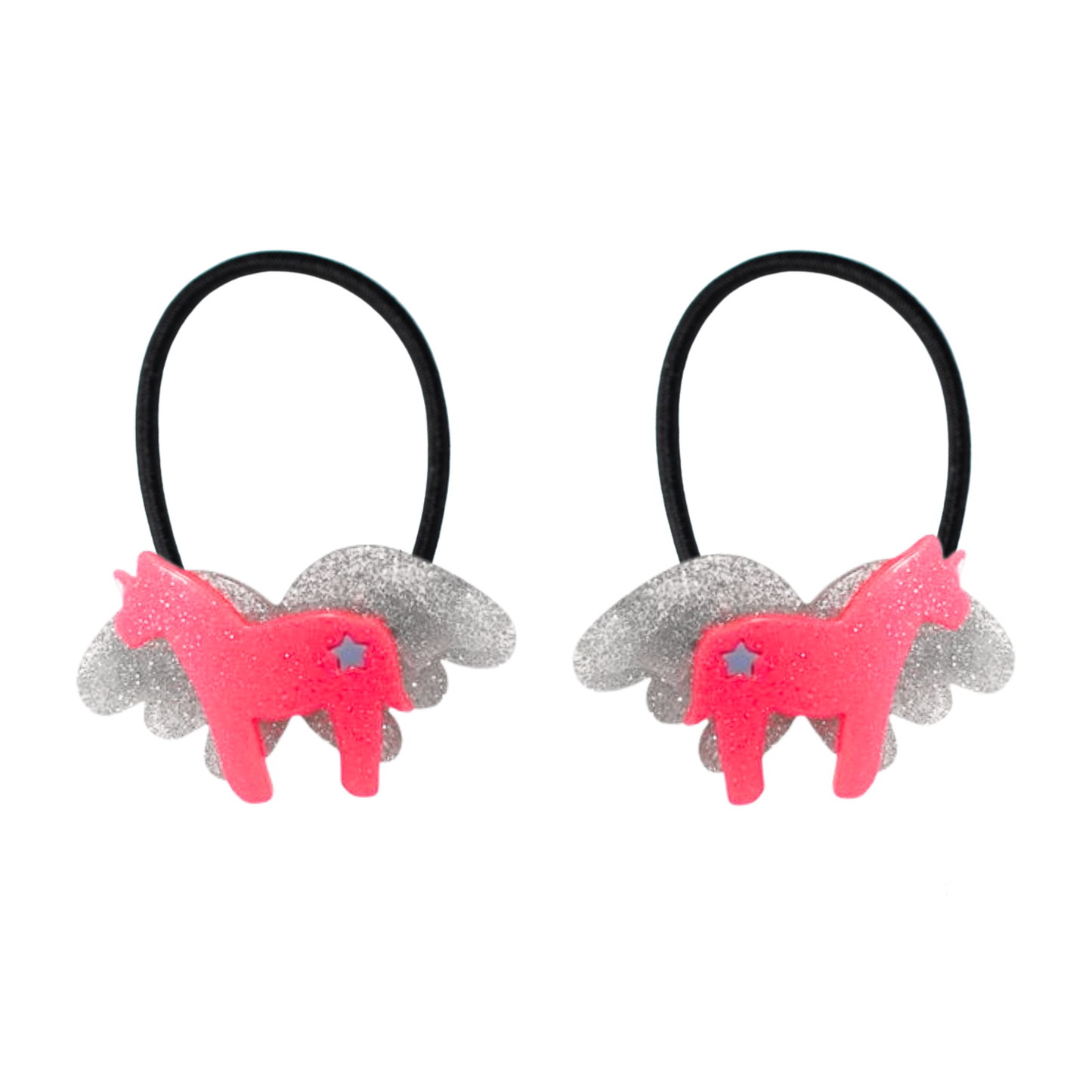 Big Winged Unicorn Neon Ponytail -  Lilies & Roses NY
