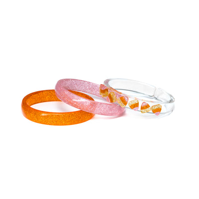 Candy Corn Glitter Bracelet Set HAL