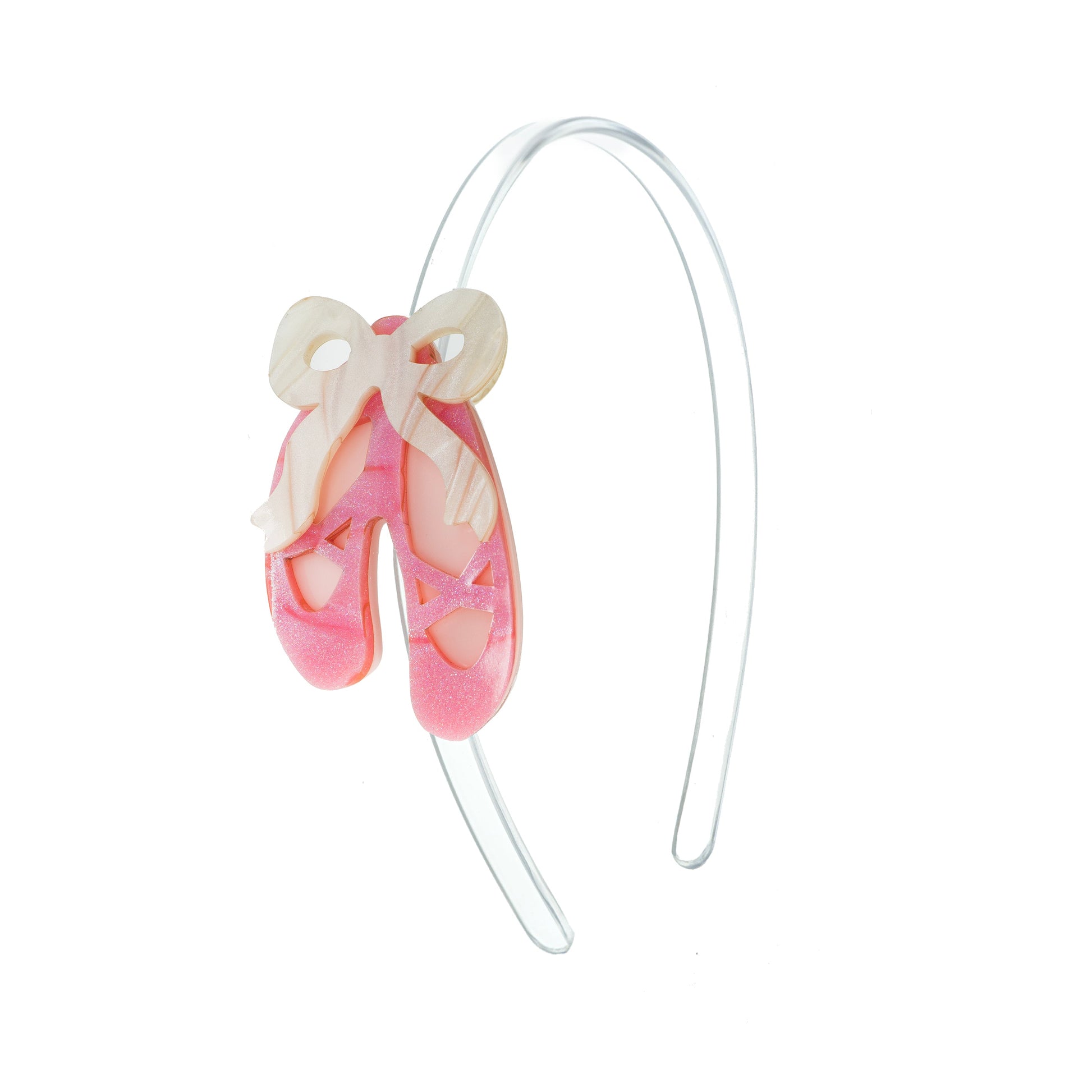 Ballet Slipper Pearlized Pink Headband