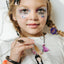 Doll Braids Black & Hand Alligator Clips