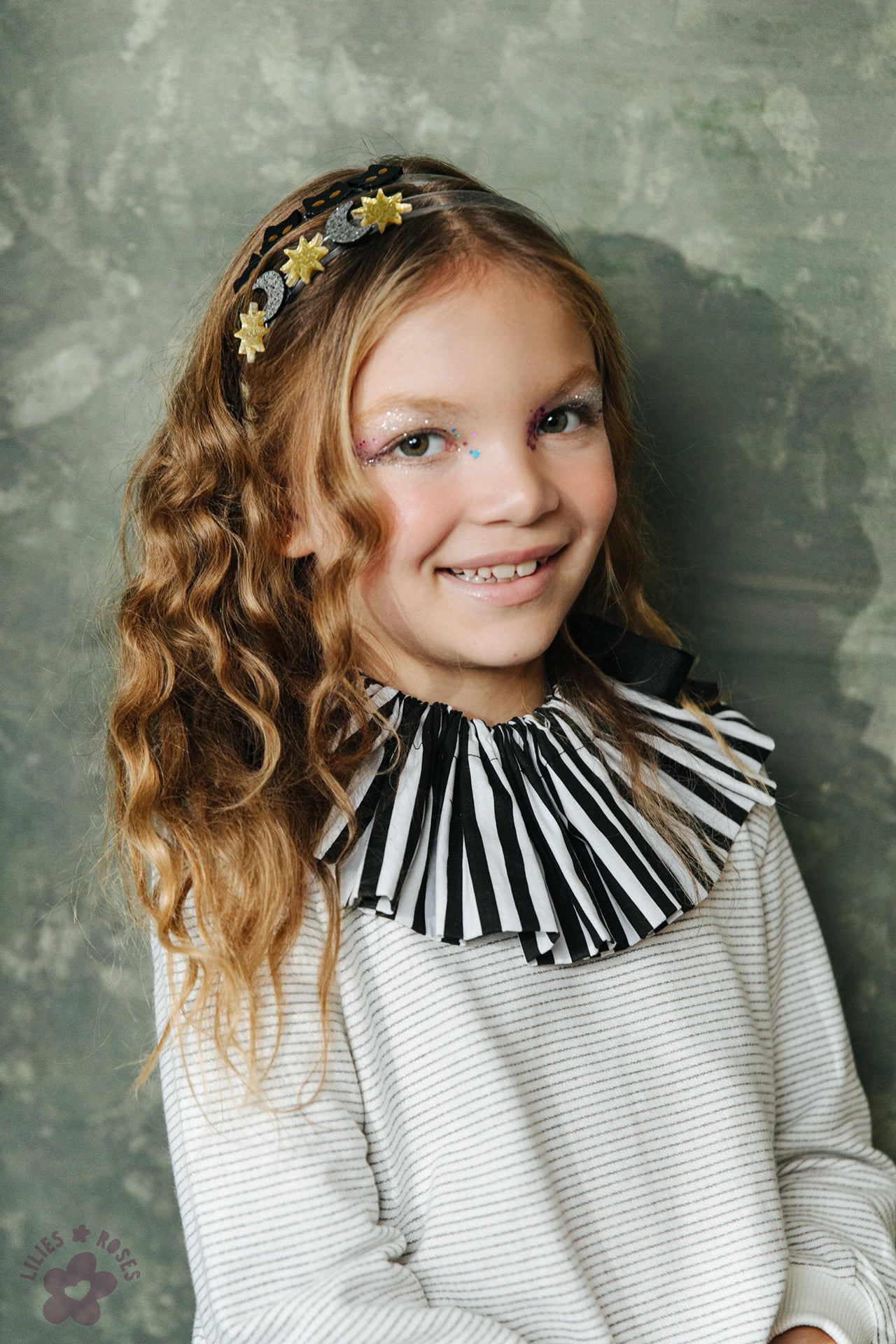 Celestial Glitter Star & Moon Headband HAL