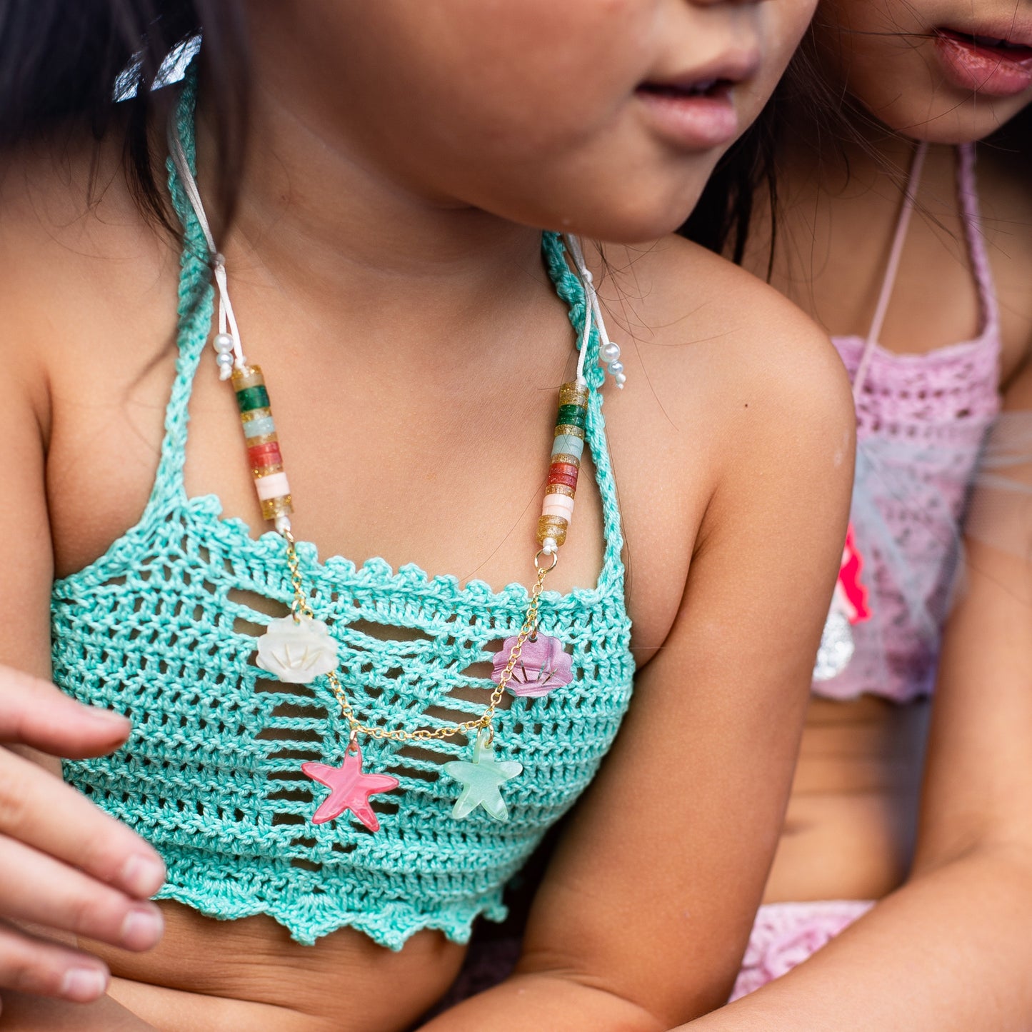 Mermaid Headband & Seashell Necklace Combo