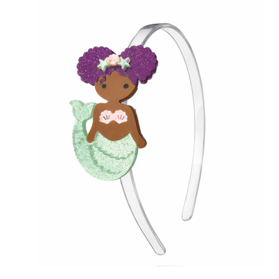 SUM - Mermaid & Stars Crown Headband -  Lilies & Roses NY