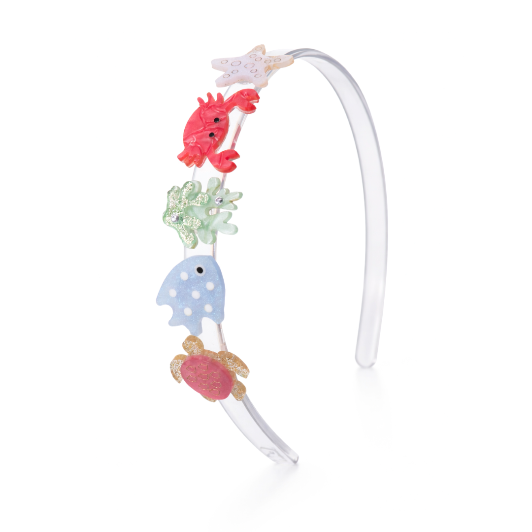 SUM - Ocean friends Crab Headband -  Lilies & Roses NY
