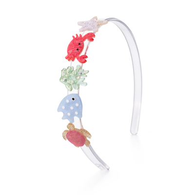 SUM - Ocean friends Crab Headband -  Lilies & Roses NY